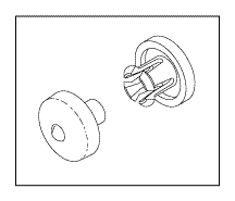 [OMK054] Wall Hinge Snap & Post Kit