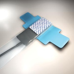 [BWES] Crosstex Bite-Wing-Ease Digital Sensor Cushion, Blue-Small, Adjustable to Fit All 0-1 Sensors