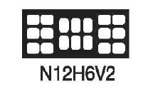 [N12H6V2] TPC Notched Mounts Model N12H6V2