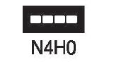 [N4H0] TPC Notched Mounts Model N4H0