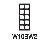 [W10BW2] TPC Open Window Mounts Model W10BW2