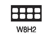 [W8H2] TPC Open Window Mounts Model W8H2