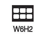 [W6H2] TPC Open Window Mounts Model W6H2