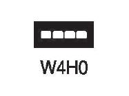 [W4H0] TPC Open Window Mounts Model W4H0