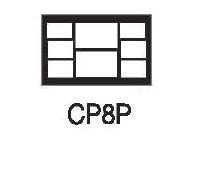 [CP8P] TPC Clear Pocket Mounts Model CP8P