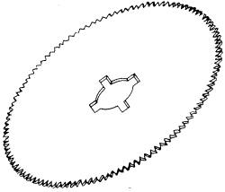 [STB015] Cast Cutter Blade (2-1/2")
