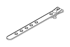 [RPS672] Cord Strap (White 6") - 3 per package