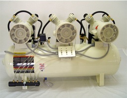 [AIR-COMP93M] 3 Horsepower Triple Head Oilless Dental Air Compressor