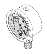 [VPG048] Vacuum Gauge (Liquid Filled)