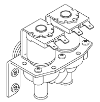 [SSV024] Dual Water Inlet Valve (Sol-5 & 7) - Models: System 1 (Internatl Customers only), System 1E