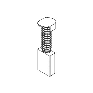 [SRB002] Brush (2) - Model: Motors Marked "Howard"