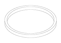 [VPG091] Bowl Gasket - 3 per package (1.43" OD x 1.28" ID x .11" thk)