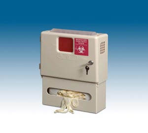 [145002] Plasti Wall Mounted Sharps Disposal System Combo Pak