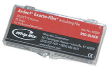 [60201] Whip Mix -Ardent™ Exacta-Film Black/Black, 75 strips, 19 microns (.00075")