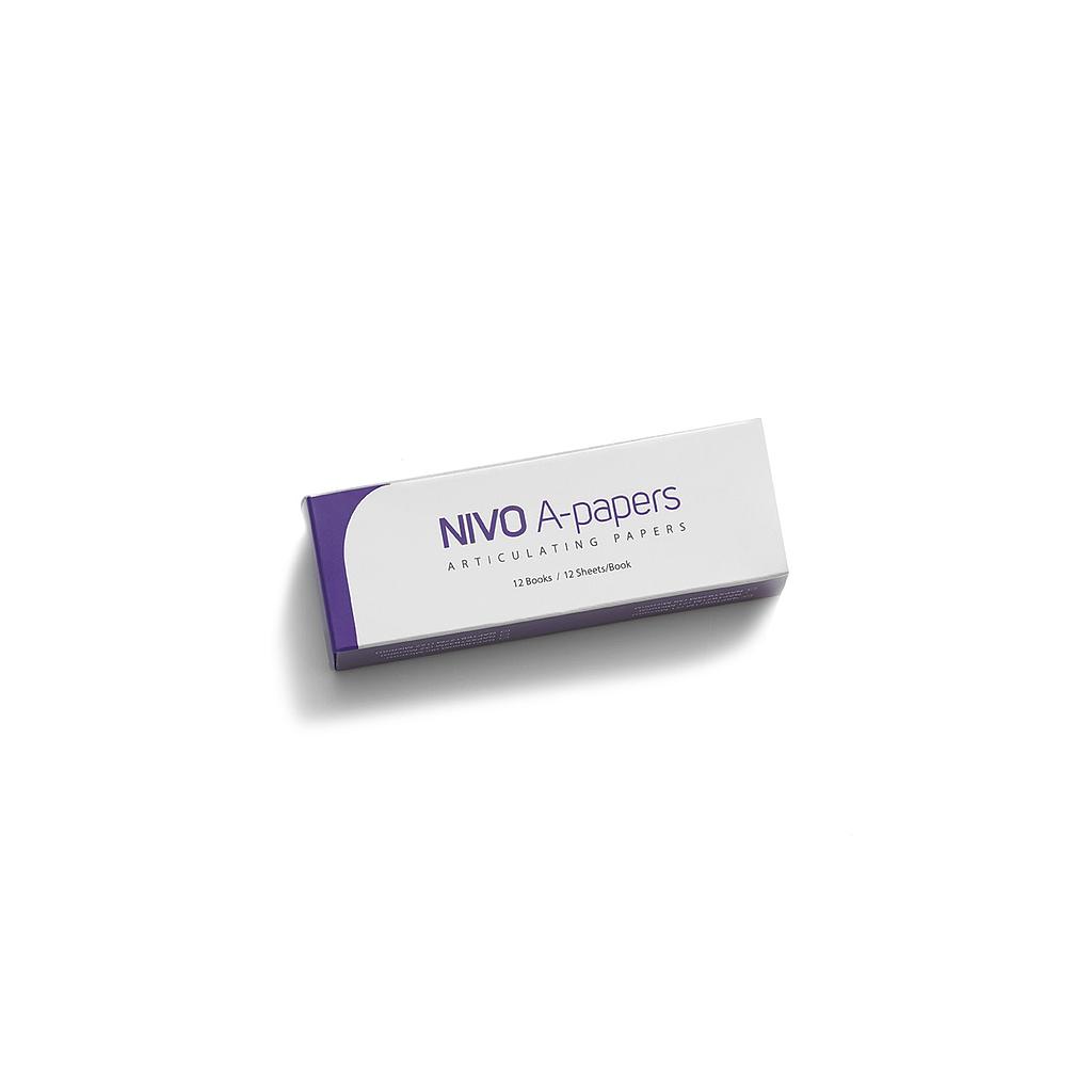 NIVO A-Papers, Articulating Papers, 12 books of 12 sheets per book, choose your type