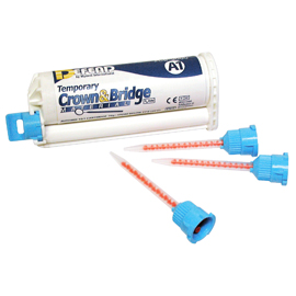 [CB-9001] Mydent Defend Temporary Crown & Bridge Material, 76gm Cartridge & (10) T-Mixer Tips, Shade A2