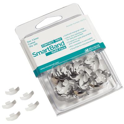 [291704] Microbrush Contactpro™ SmartBands Sectional Matrix Bands-3.5mm refill. Coated White 100/pk