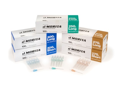 [20-25GL] J .Morita Disposable Dental Needles - 25G, Long