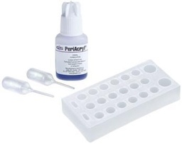 [P-ACRYL2C] Glustitch Periacryl® Oral Adhesive, 2 mL Bottle w/ Autoclavable Tray and 20 Pipettes, Clear