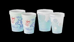 [115-CH] Medicom Poly Coated Paper Cup, 5 oz, Bubbles Design