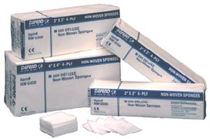 [NW-0300] Mydent Non-Woven Sponges, 3" x 3", 4-ply, Non-Sterile, 4000/cs