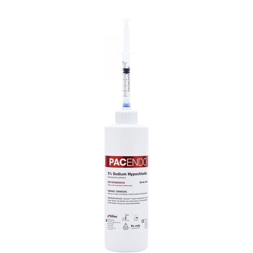 [PE-SHB] Pac-Dent Endodontic Irrigation Solution Sodium Hypochlorite with Luer-Lock Caps