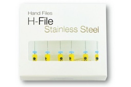 [SHH-15-21] Pac-Dent H Files Stainless Steel Length 21 mm (choose tip)