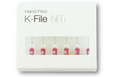 [NKH-15/40-25] Pac-Dent NiTi K Hand Files Length 25 mm (choose tip)