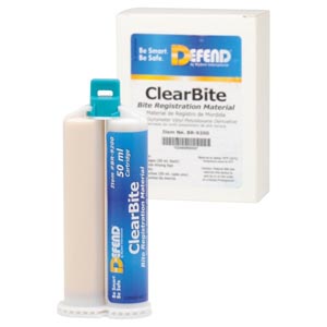 [BR-9200] Mydent ClearBite. Unflavored. 2x50 mL cartridges + 6 pink mixing tips/bx, 50 bx/cs