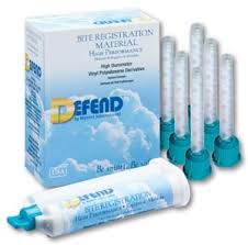 [BR-9004] Mydent Bite Reg, Fast Set, Mint Choc Chip. 2x50 mL crtdg + 6 teal mixing tips/bx
