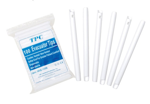 [HVE-1000] TPC Disposable High Volume Combo Evacuator Tips