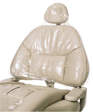[BF-4000] Mydent Defend Half Chair Sleeve 27.5" x 24" Clear, 225/bx
