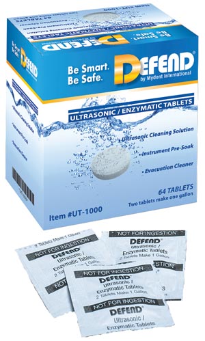 [UT-1000] Mydent Defend Ultrasonic Enzymatic Tablets, 64/bx