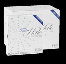 [1015-WB250] Medicom Duraflor Halo 5% Sodium Fluoride White Varnish, Wild Berry, 0.5mL Unit Dose, 250/cs