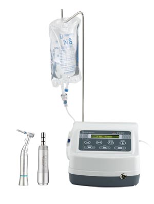 [XCUBEPRO-20TO1 SET] Saeshin Implant Motor Set: BLDC Motor and 20:1 Angled Handpiece