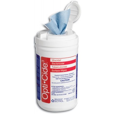 [M60038] Micro-Scientific Opti-Cide® Max Disinfectant Cleaner, 1 Gallon, Wipes, 9" x 12"
