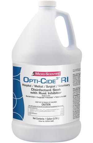 [OCP04-128RI] Micro-Scientific Opti-Cide3, 1 Gallon, Rust Inhibitor, Instrument Disinfectant, Pour Bottle