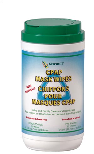 [635871639] Beaumont Citrus II Cpap Mask Cleaner, Wipes, 62 Count Pop-Up Canister