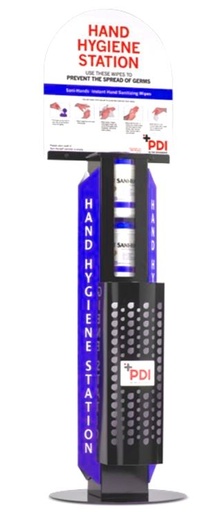 [P013600] PDI Sani-Bracket Deluxe Multi Canister Floor Stand