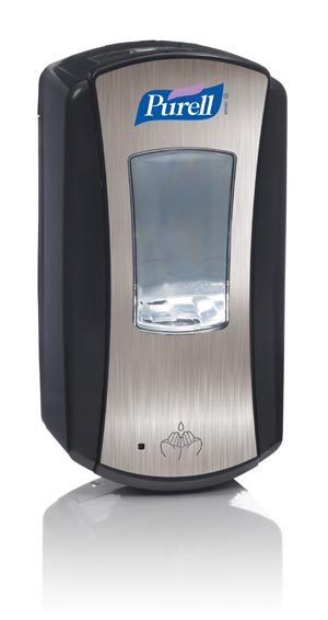[1928-04] Gojo Purell® LTX-12™ Dispenser, 1200mL, Chrome/ Black