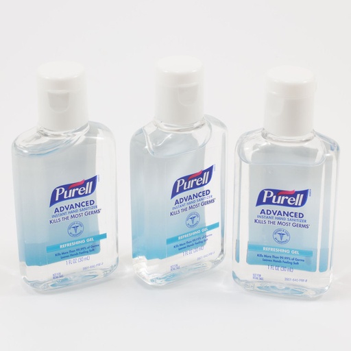 [3901-2C-250] Gojo Purell® Advanced Instant Hand Sanitizer, 1 fl oz Bottle, Refreshing Gel`