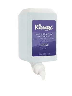 [34700] Kimberly-Clark Kleenex® Ultra Moisturizing Foam Hand Sanitizer, Foam, 1 Liter