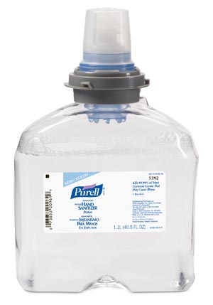 [5392-02] Gojo Purell® TFX™ Instant Foam Hand Sanitizer, 1200mL, 2/cs