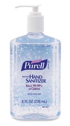 [9652-12] Gojo Purell® Advanced Instant Hand Sanitizer, 8 fl oz Pump Bottle