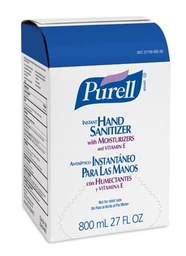 [9657-12] Gojo Purell® Advanced Instant Hand Sanitizer, Traditional Bag-in-Box 800mL, Original