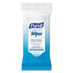 [9124-28-CMR] Gojo Purell® Sanitizing Wipes, Non-Alcohol Formula, 20/pk