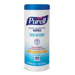 [9111-12] Gojo Purell® Santizing Wipes, 100 Ct Canister