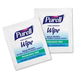 [9020-4M] Gojo Purell® Sanitizing Hand Wipes, Individually Wrapped, 4000 Ct Bulk Packed