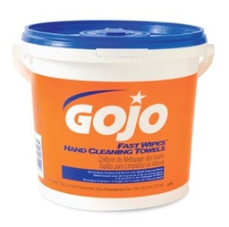 [6298-04] Gojo Fast Wipes® Hand Cleaning Towels, 130 Ct Bucket