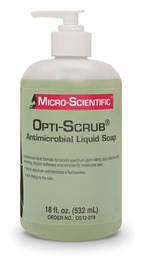 [OS12-018] Micro-Scientific Opti-Scrub® Liquid Antimicrobial Skin Cleanser, Pump Top, 18 oz